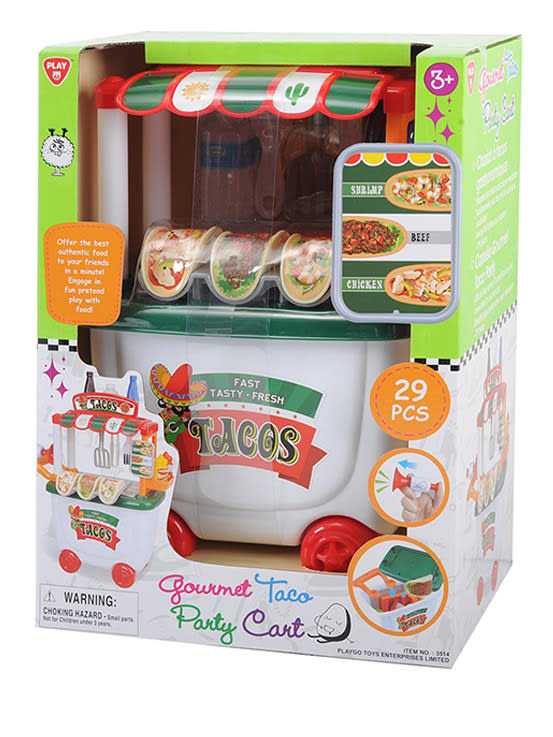 Playgo ของเล่นเสริมพัฒนาการ ร้านรถเข็นขายขนมปังทาโก้ (PG-3514)