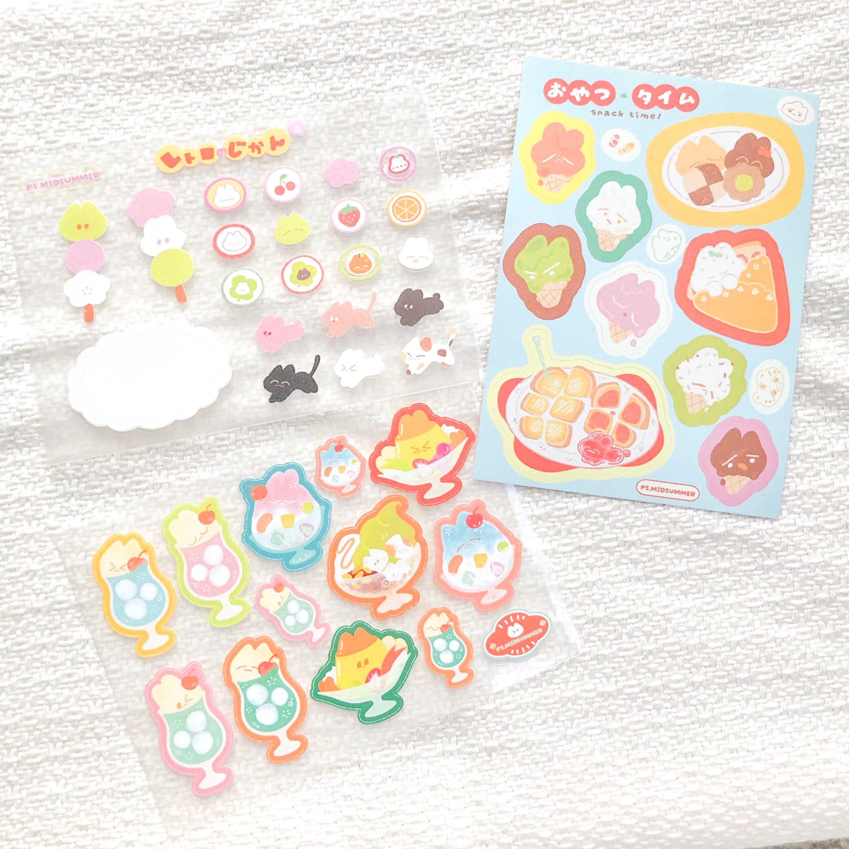 (pre-order) รวมมิตร mini sweets sticker! (A7)