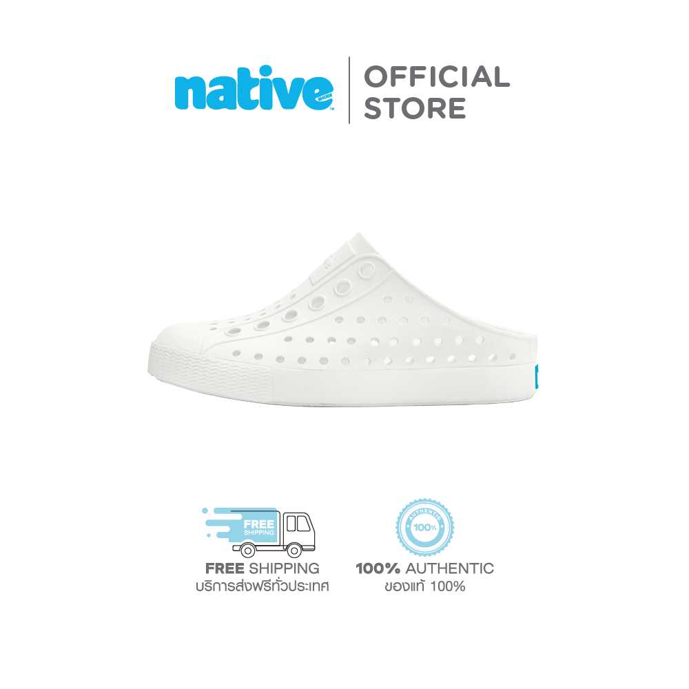 Native รองเท้ากันน้ำเด็กเล็ก EVA รุ่น Jefferson Clog Shell White
