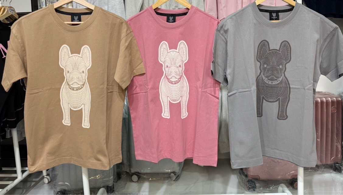 เสื้อยืด LifeWork โลโก้หมาทึบ 