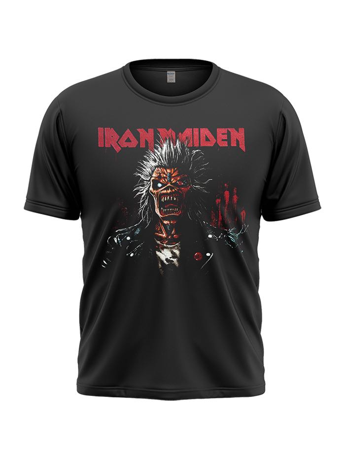 IRON MAIDEN MEN’S TEE : EST. 1975 EDDIE SCREAM PORTRAIT
