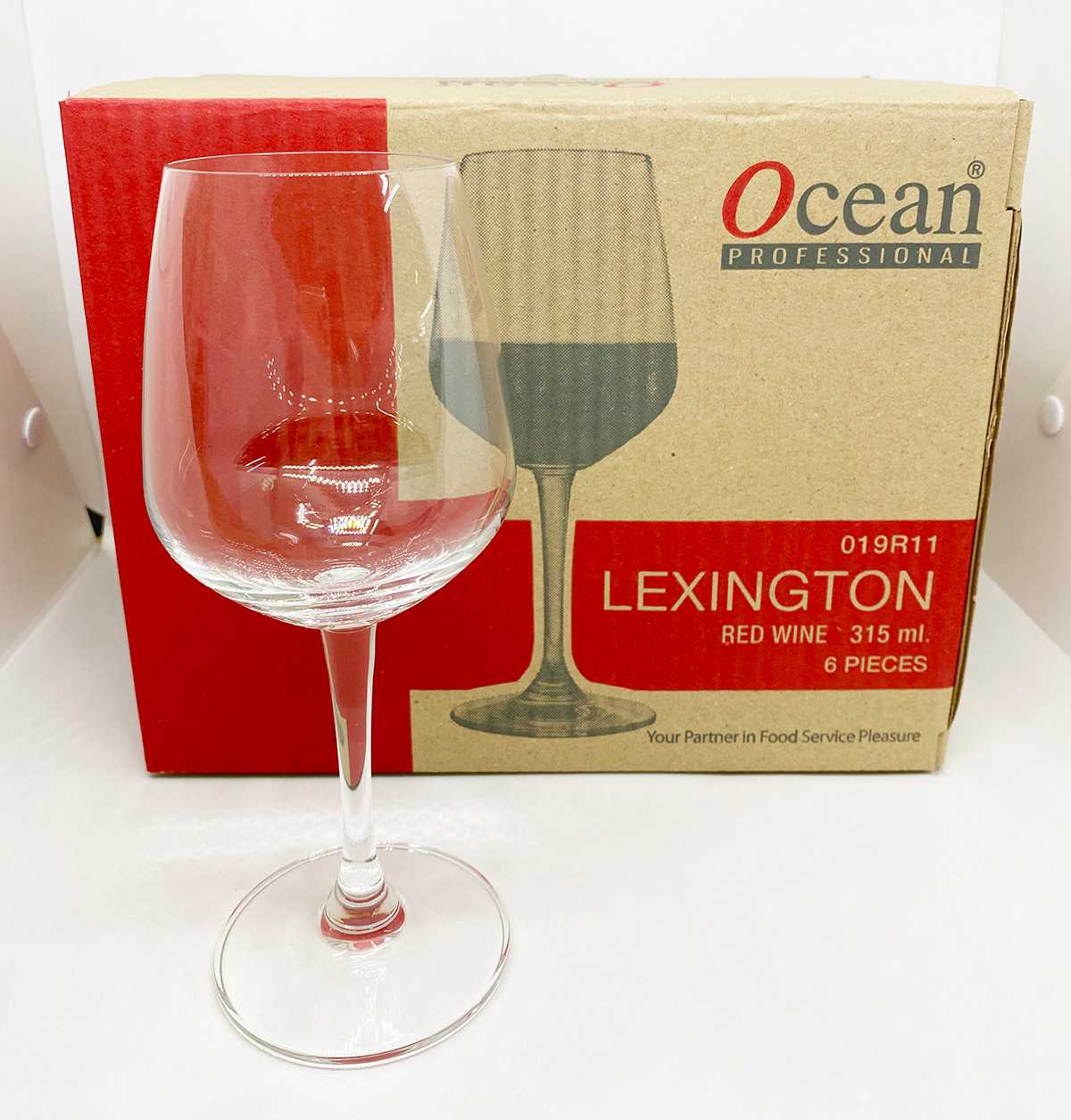 Ocean แก้วไวน์แดง Lexington Red Wine Glass 315มล. - 019R11  [กล่อง 6ใบ ]