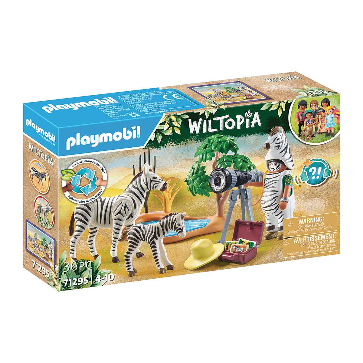 Playmobil วิลโทเปีย นักถ่ายภาพสัตว์ป่า PM-71295-23