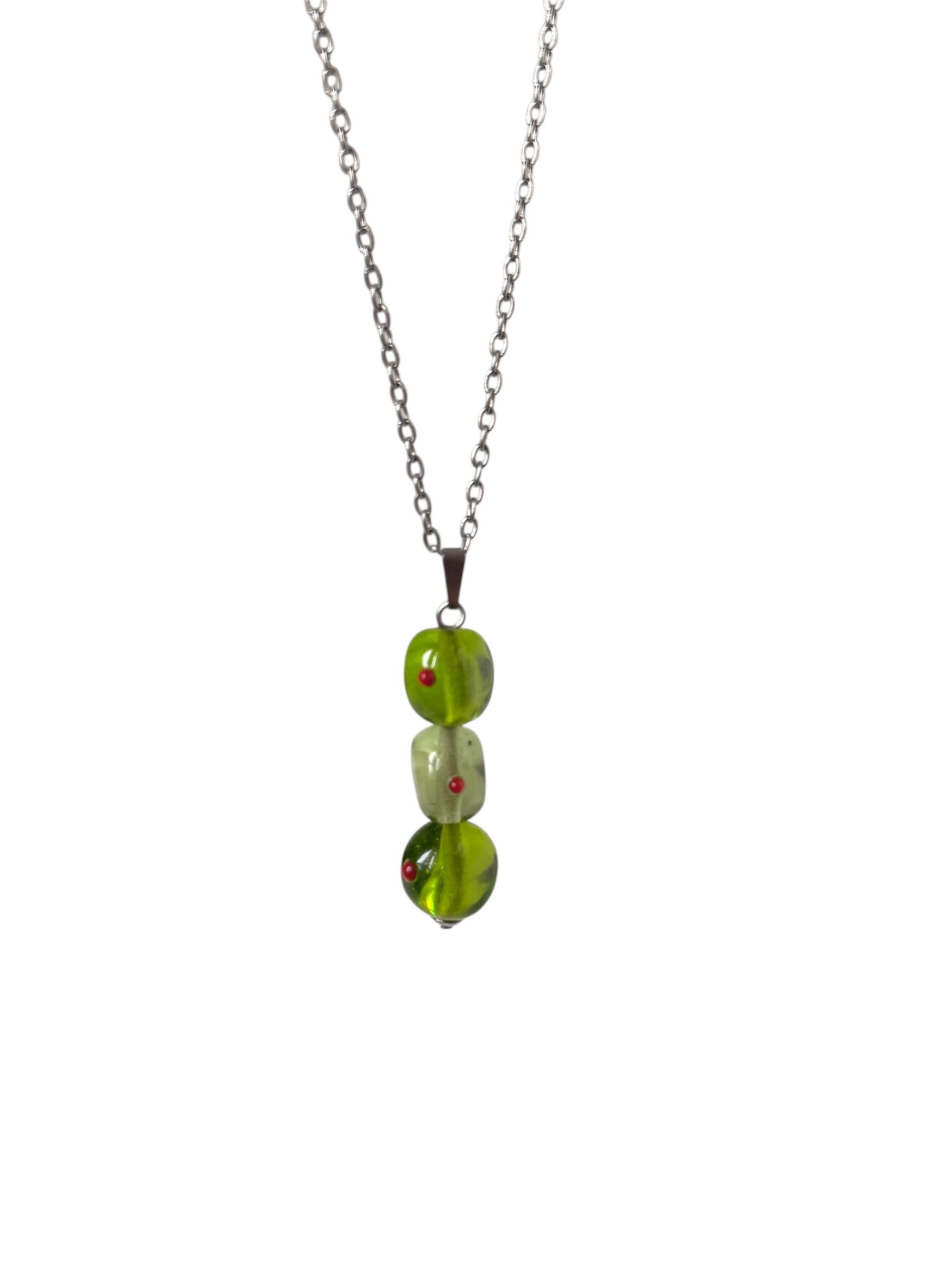 Olive Pendant Necklace 