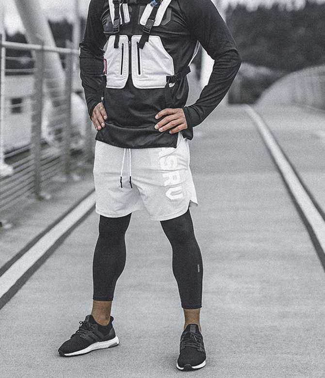 กางเกงขาสั้น ASRV #4 / ผ้าโพลีเอสเตอร์ ซับในเป็นกางเกงรัดกล้ามอย่างดี ผ้านิ่มใส่สบาย ไม่คัน