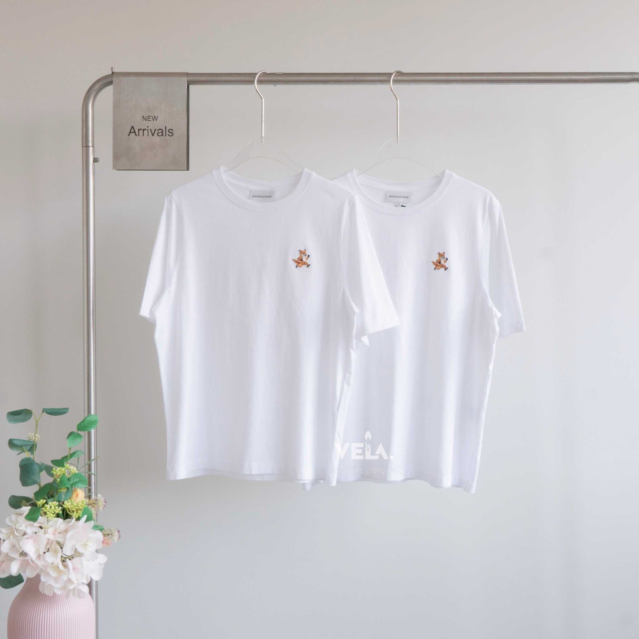 Maison Kitsuné W Speedy Fox Patch Comfort T-Shirt (White)