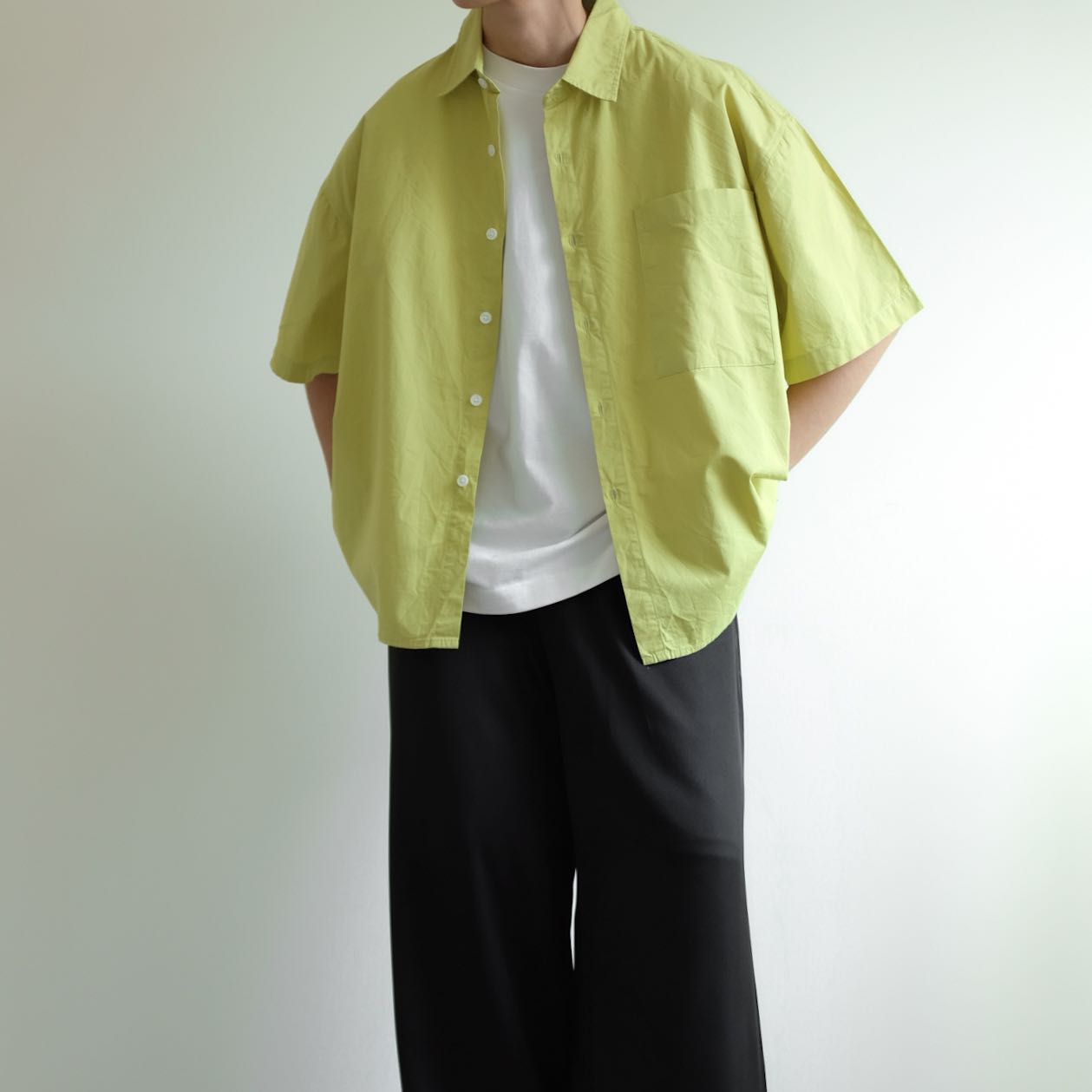 OOTD  Cropped Cotton Oversized Loosely Shirts