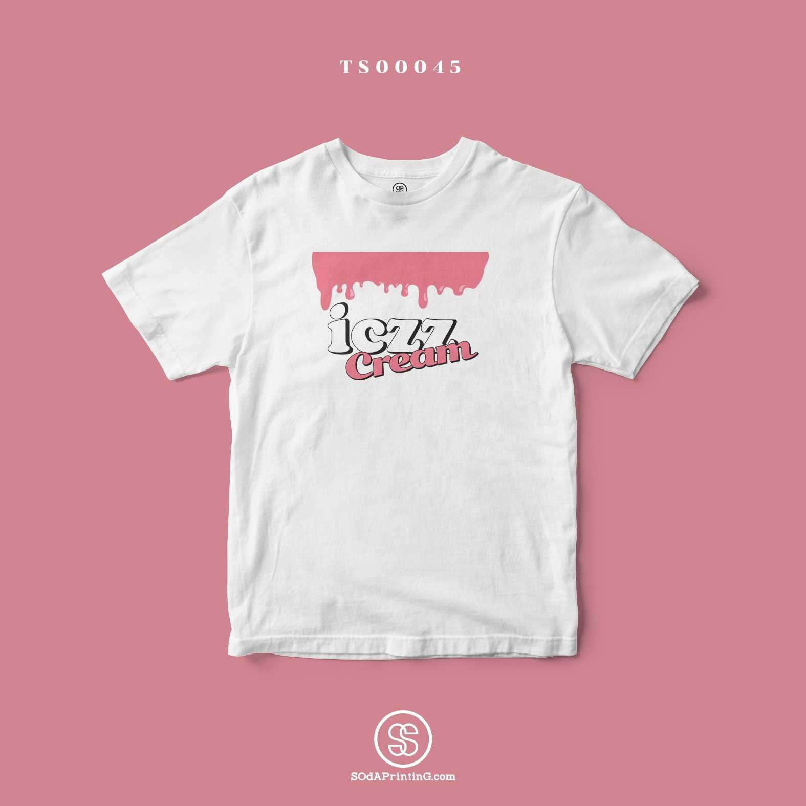 เสื้อ iczzCream สีขาว #SOdAtee TS00045