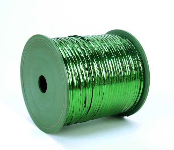 ลวดริบบิ้น330หลา สีเขียว