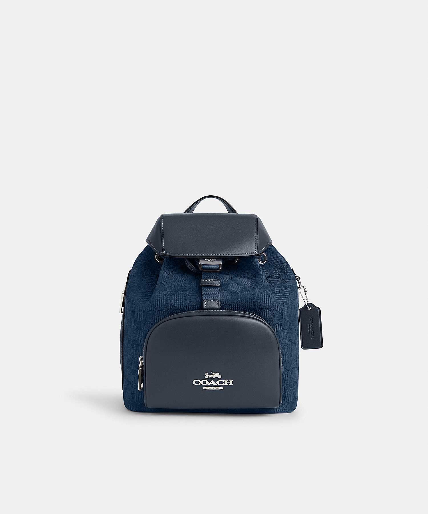 COACH PACE BACKPACK IN SIGNATURE JACQUARD CT817 SVPM1