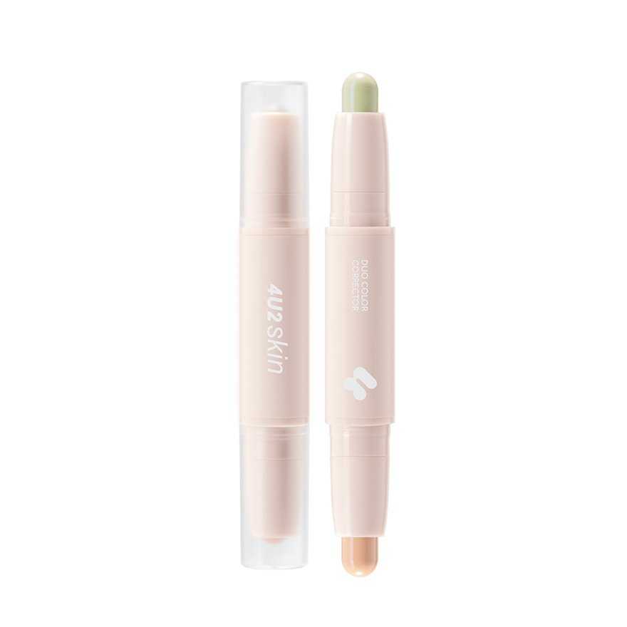 4U2 SKIN DUO COLOR CORRECTOR 4g (7499) คอร์เรคเตอร์สติ๊ก ปกปิด รอยแดง รอยดำ ใต้ตา