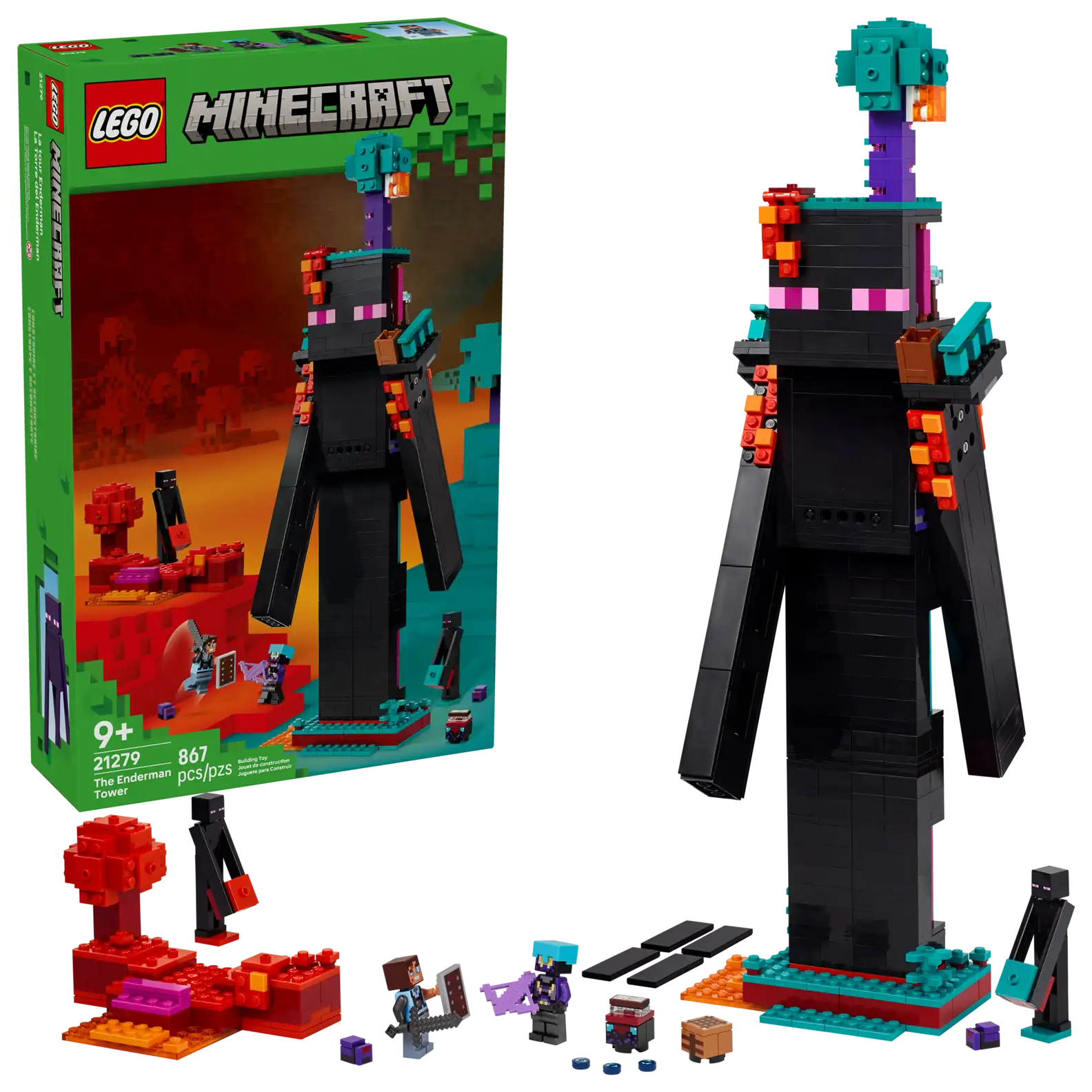 LEGO 21279 The Enderman Tower(สินค้าซื้อแล้วไม่รับเปลี่ยนคืน)