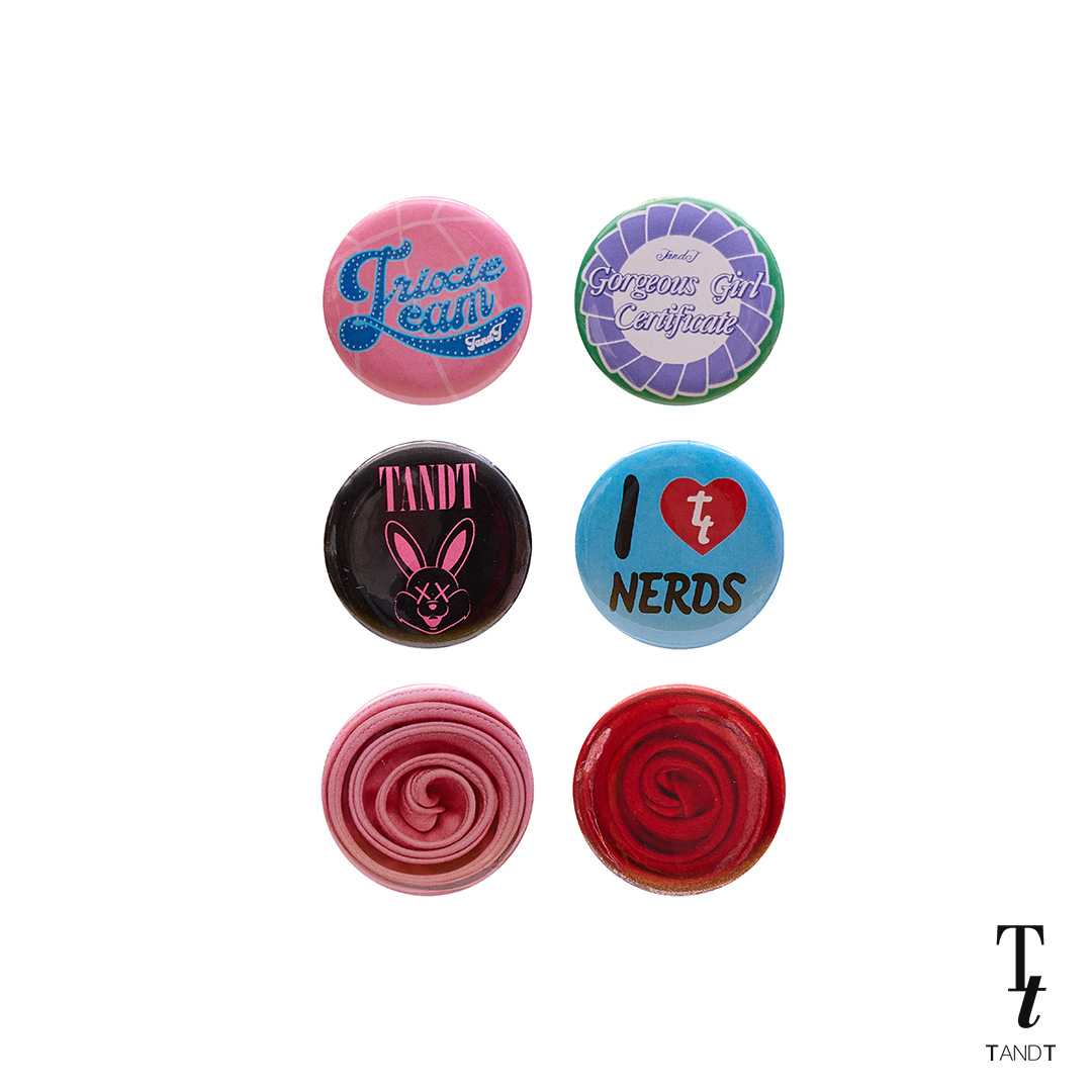 TandT - GANG POP PIN - GRADUATION  BUTTON BADGE PINS SET