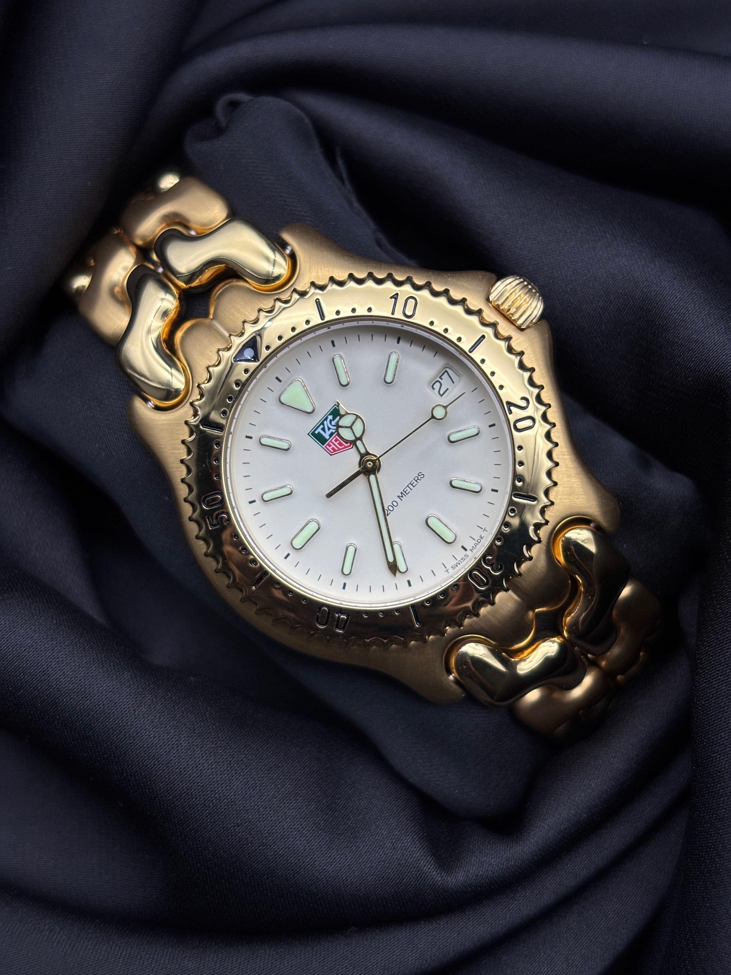 Tag Heuer King ทองล้วน ก้างปลา ชั้นเดียว