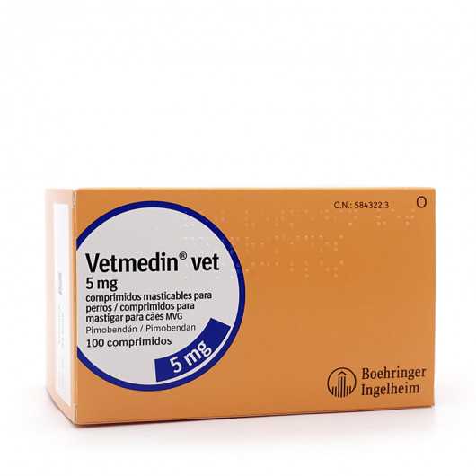 Vetmedin 5 mg แพ็คเกจใหม่แผงฟรอย