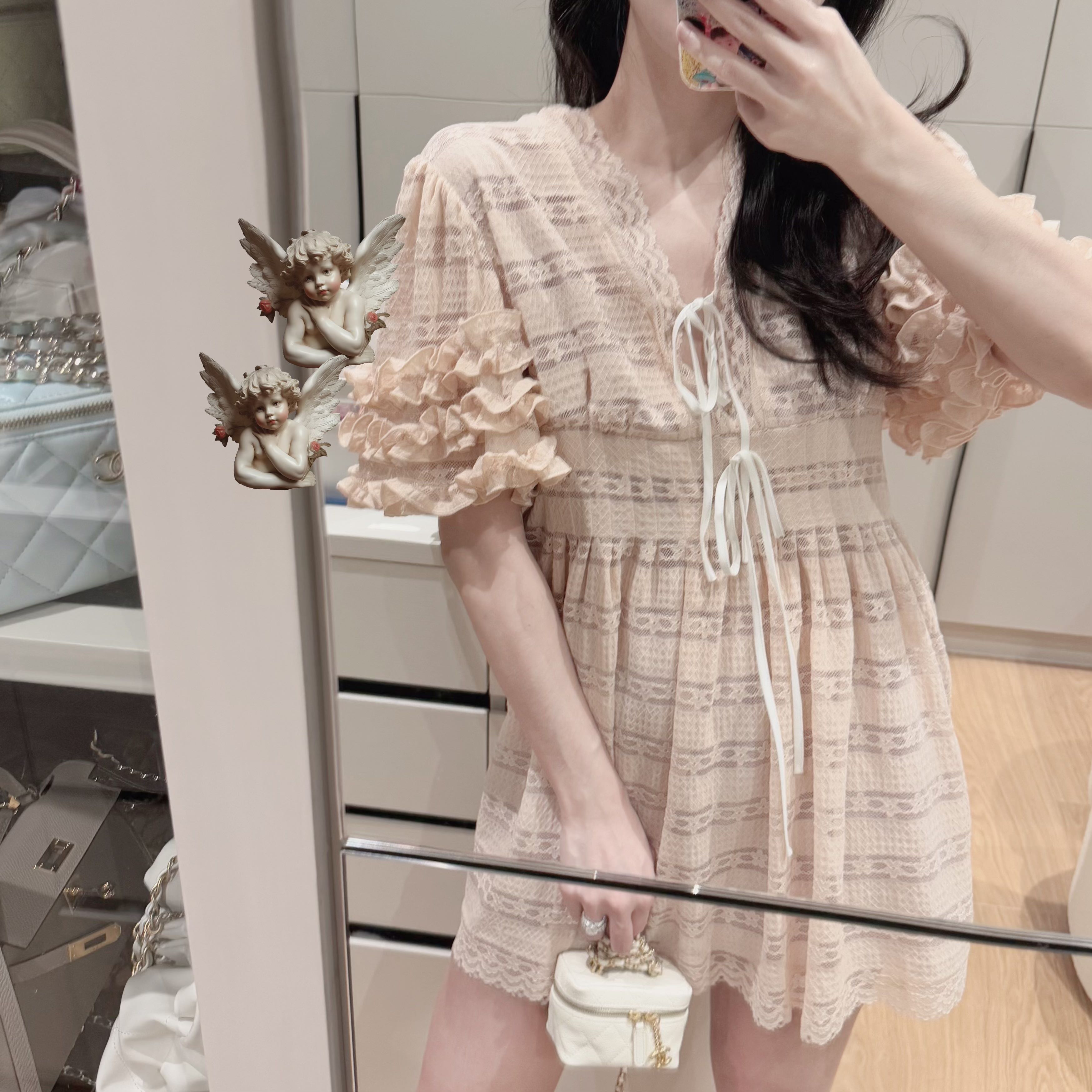Obi drapes dress 