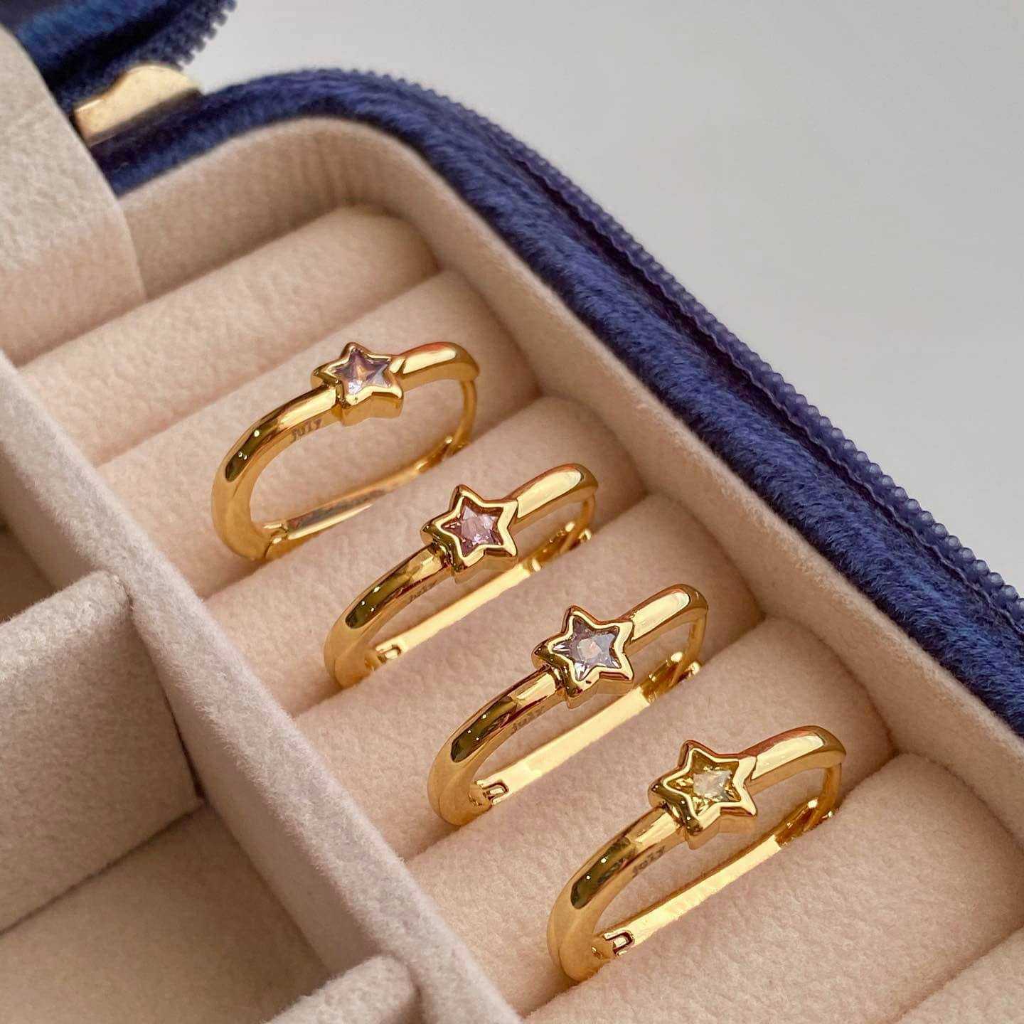 Julysbkk - gemmie twingle star earrings