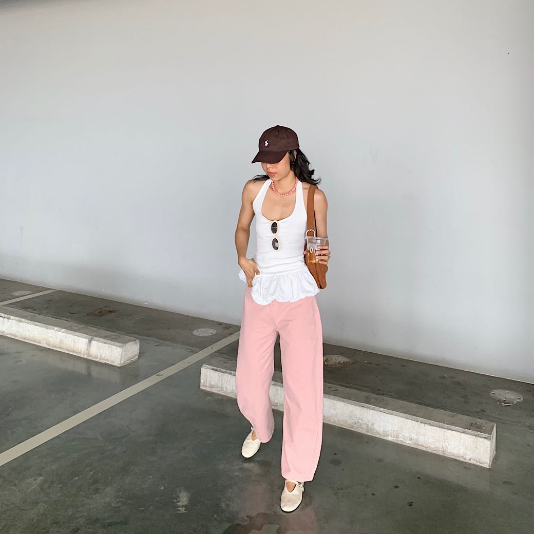 Heart pocket jeans