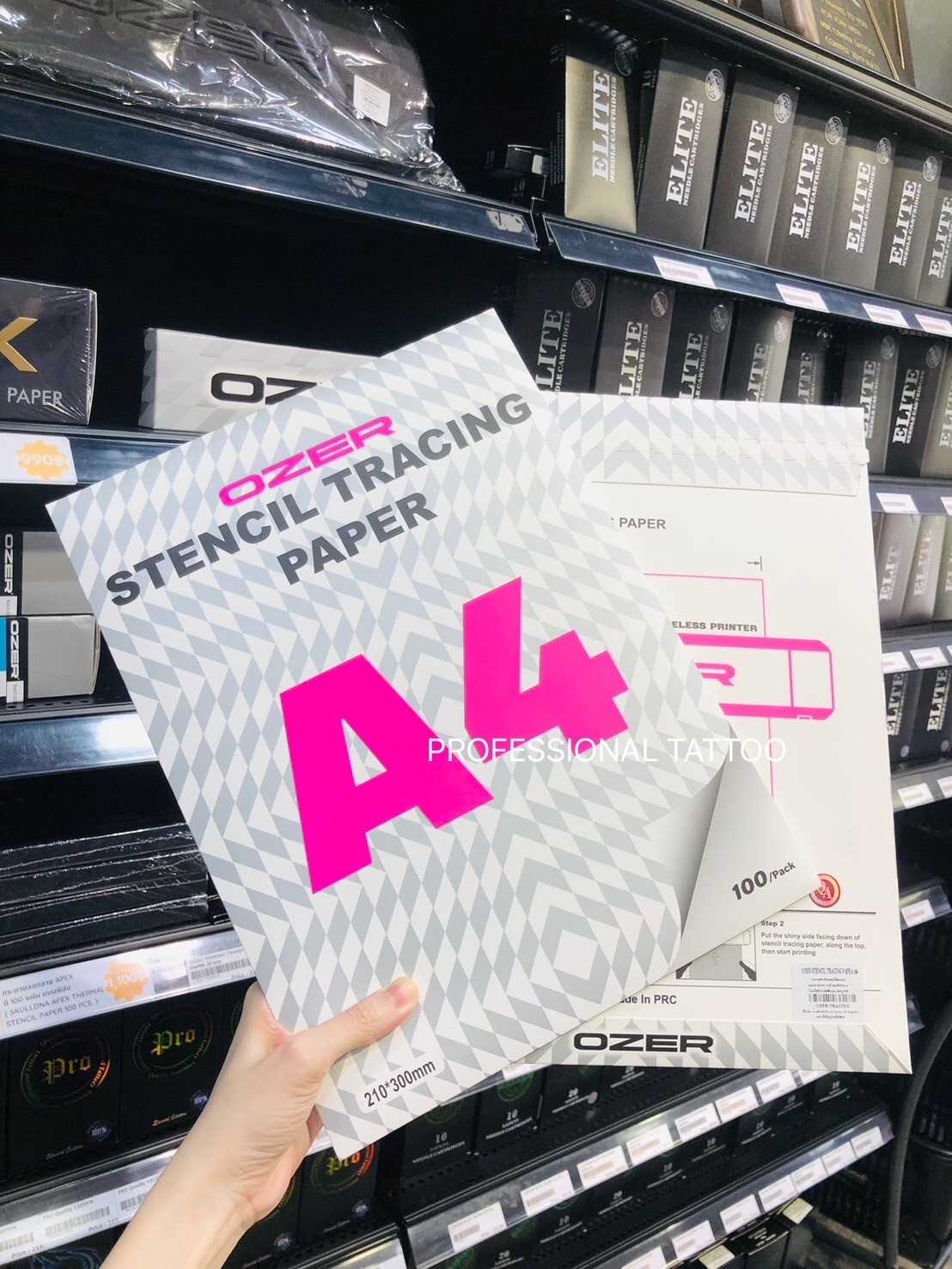 กระดาษลอกลาย OZER STENCIL TRACING PAPER A4 สำหรับ OZER X 1 แพ็ค มี 100 แผ่น