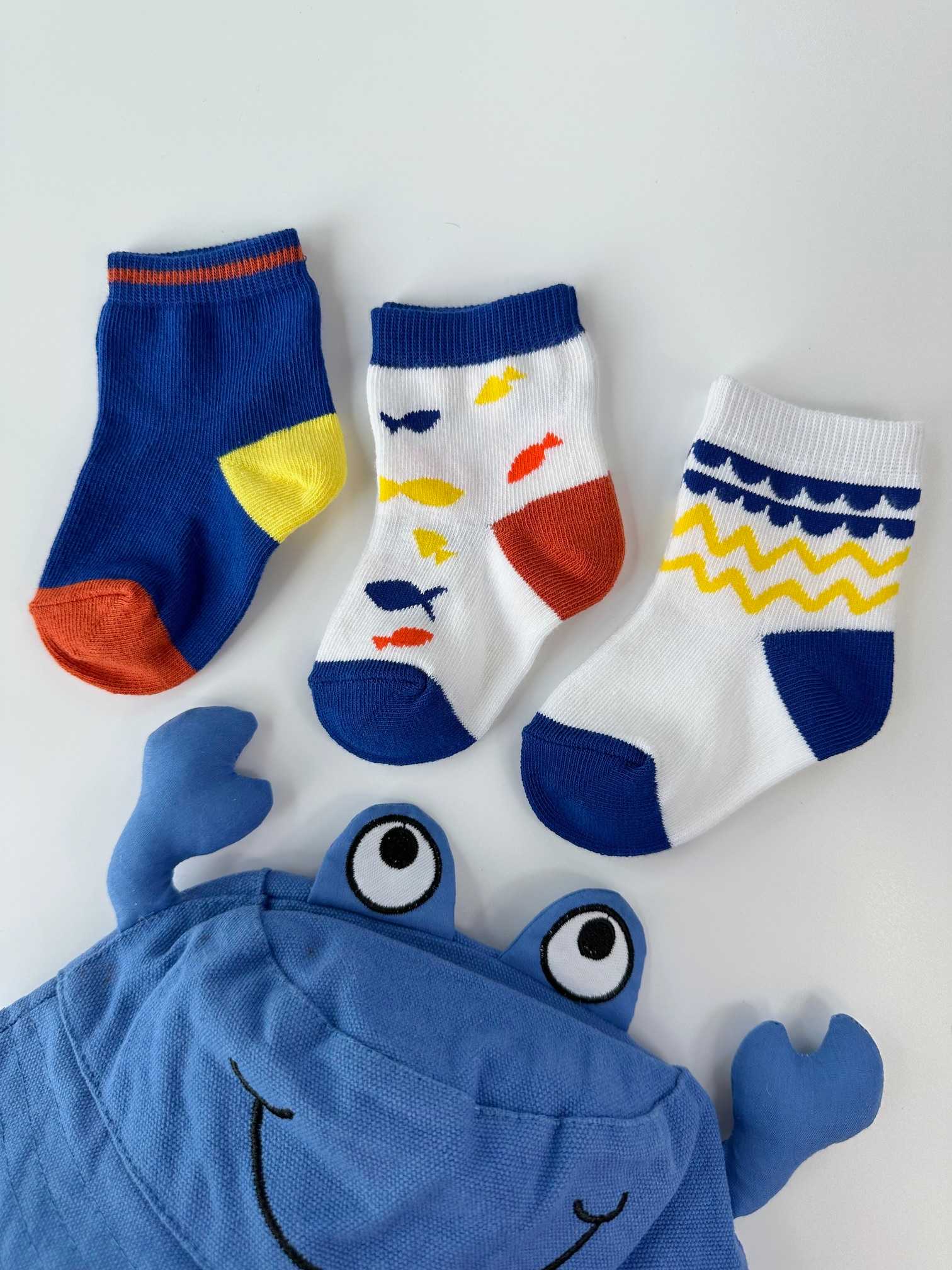 สินค้าใหม่ รุ่นฟิชชี่ Fishy - 3 pairs pack