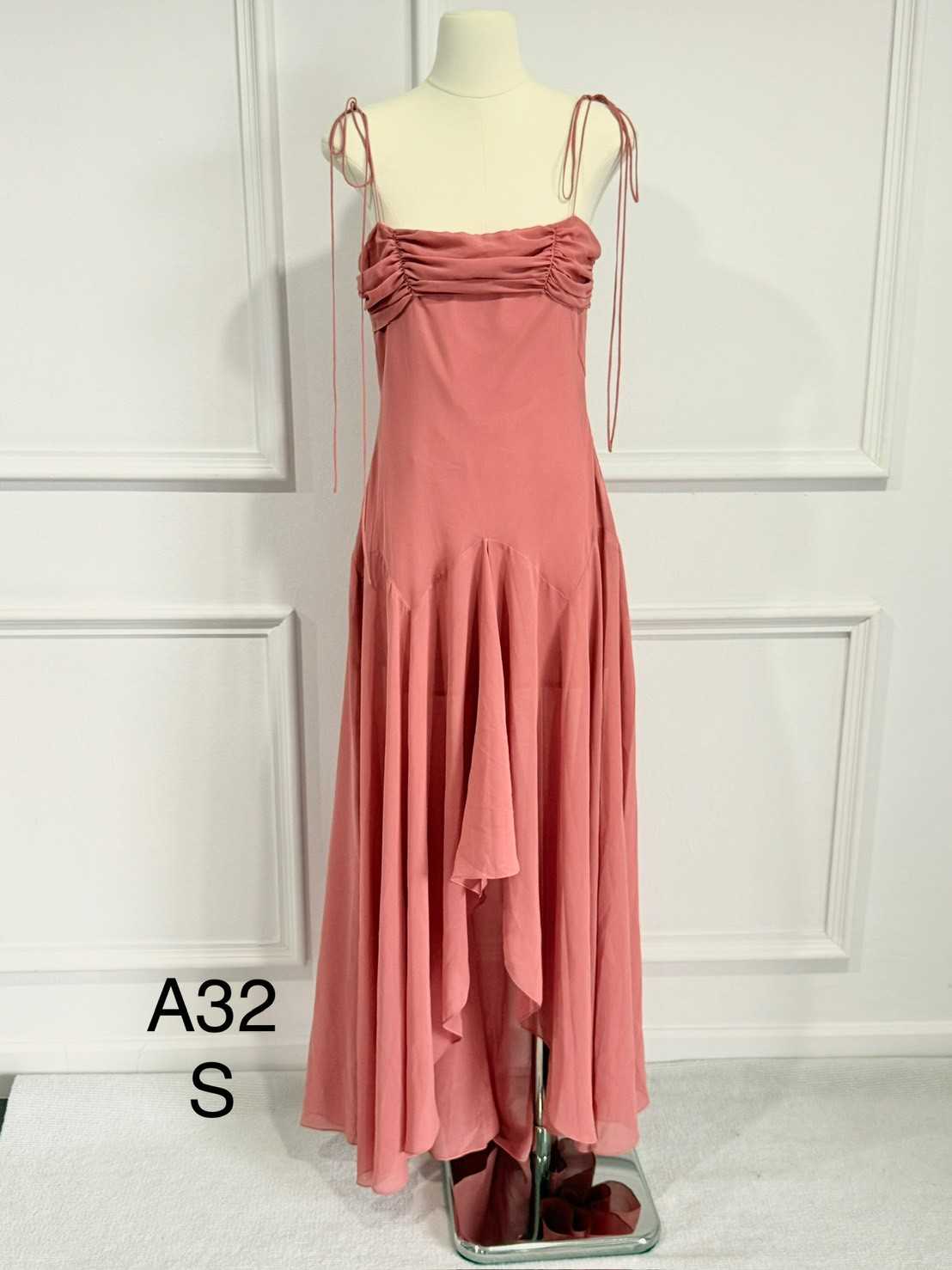 👑 One and Only | A32 Arina Maxi Dress - Pink สีพิเศษ