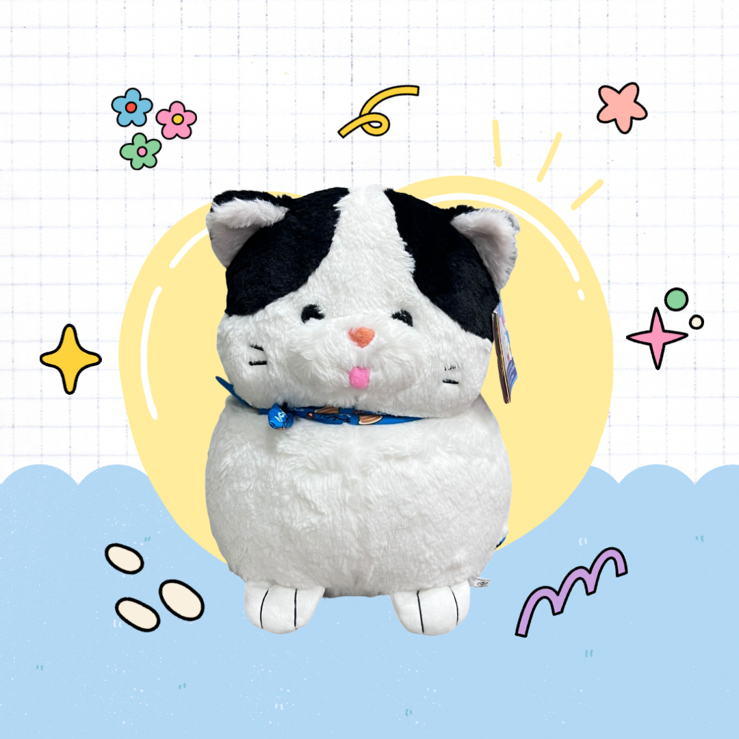 ตุ๊กตาแมว Pancake ไซส์ L ขนาด 12 นิ้ว แบรนด์ Rainflower
