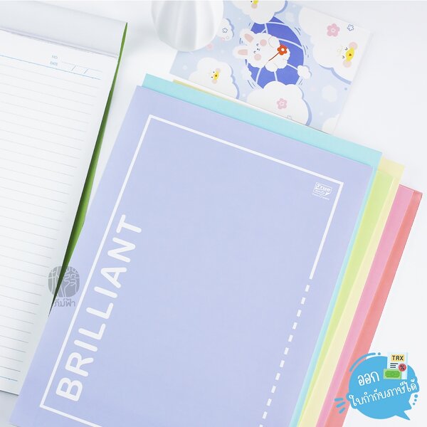 สมุดรายงาน สมุดฉีก ตราช้าง ขนาด A4 30แผ่น 70แกรม