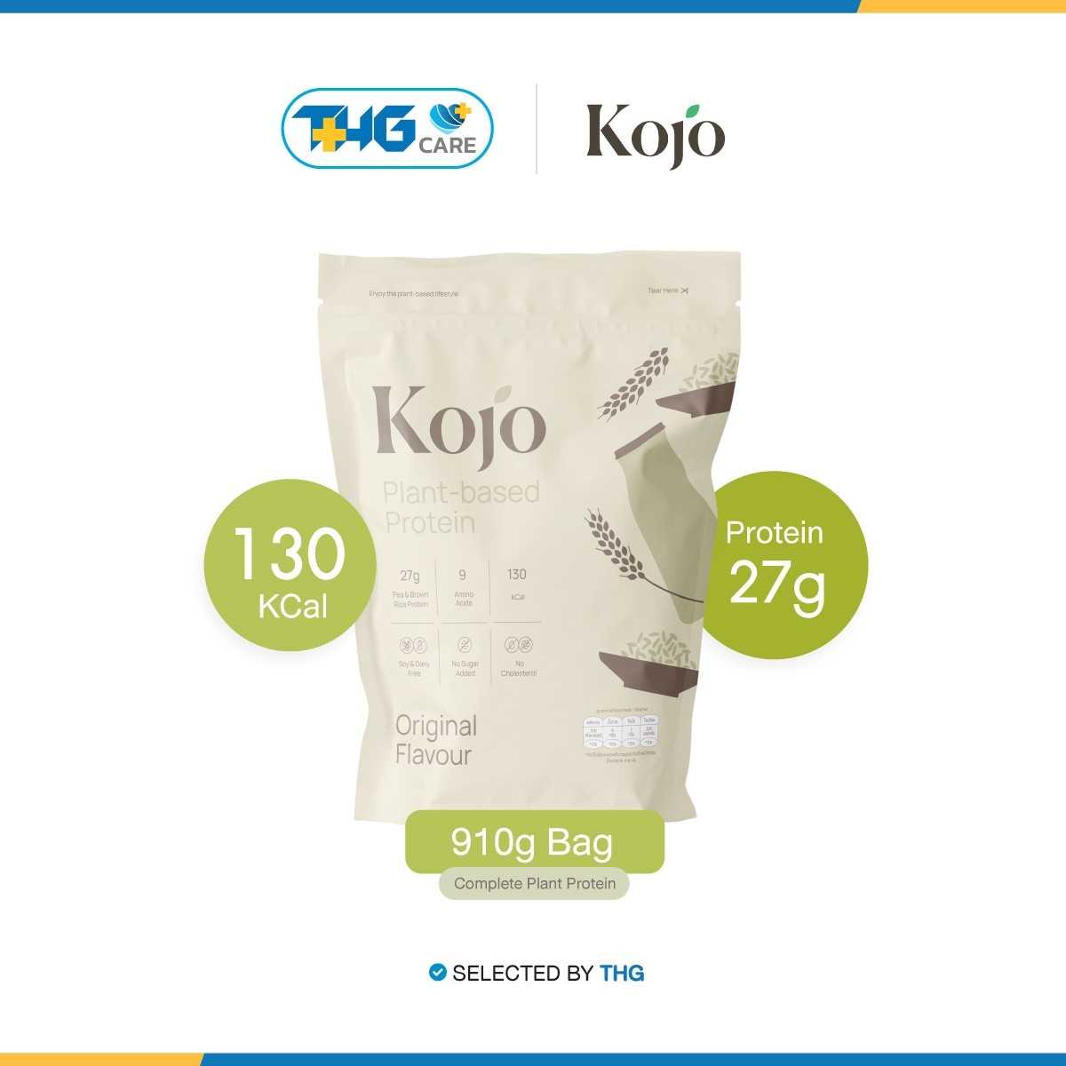 THG CARE - Kojo Plant Based Protein Original Flavour (910g) โปรตีนจากพืช รสออริจินอล 1 ถุง