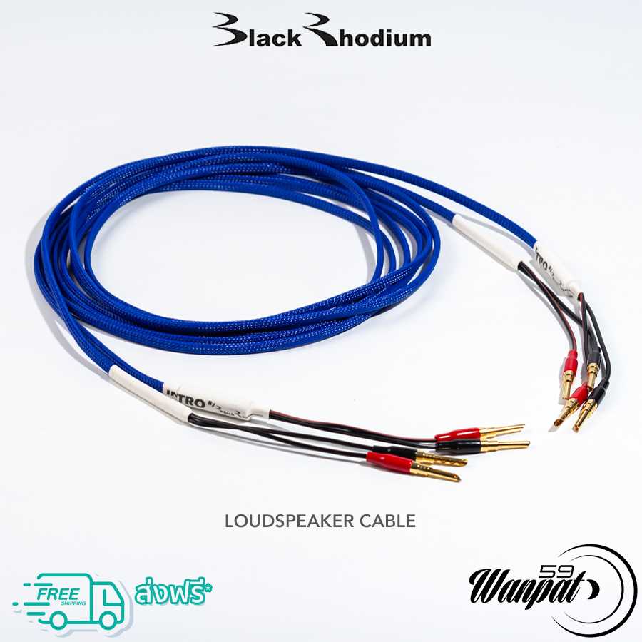 BLACK RHODIUM - Intro Loudspeaker Cable 3M.