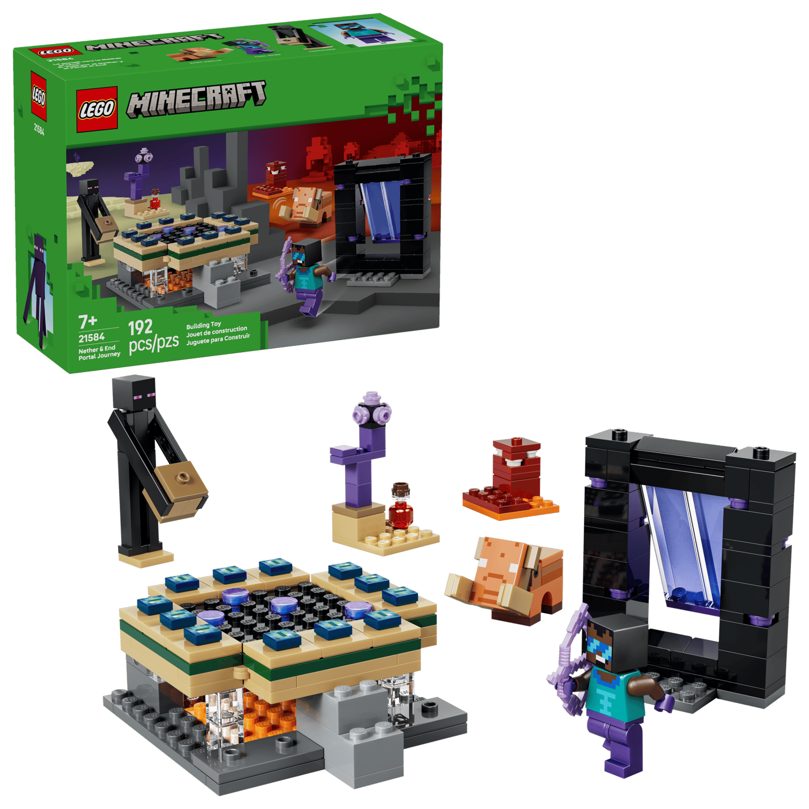 LEGO 21584 Nether & End Portal Journey(สินค้าซื้อแล้วไม่รับเปลี่ยนคืน)