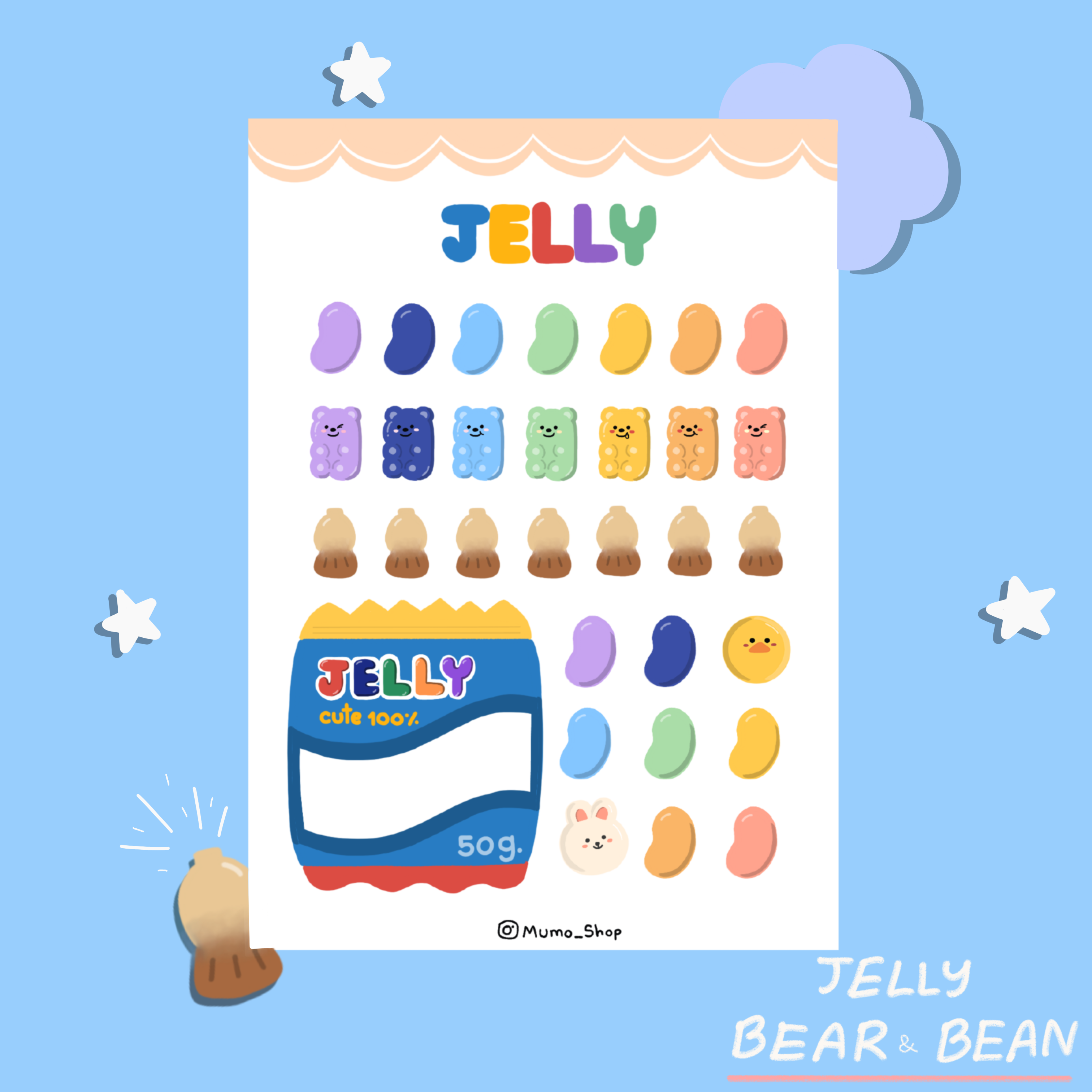 Jelly  🍒 Sticker A6