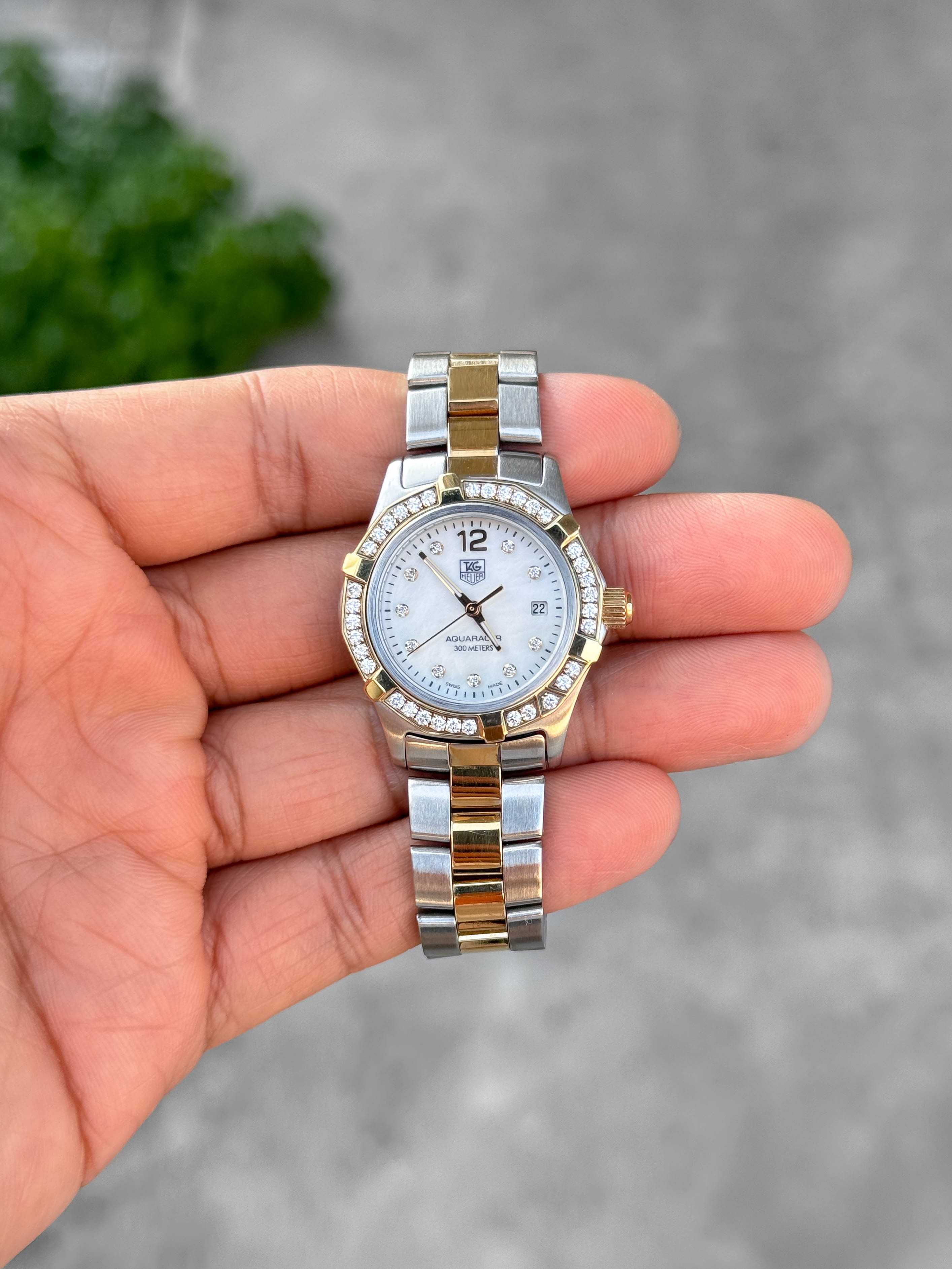 Tag Heuer Aquaracer Diamond 2tone 18K Lady Size Quartz