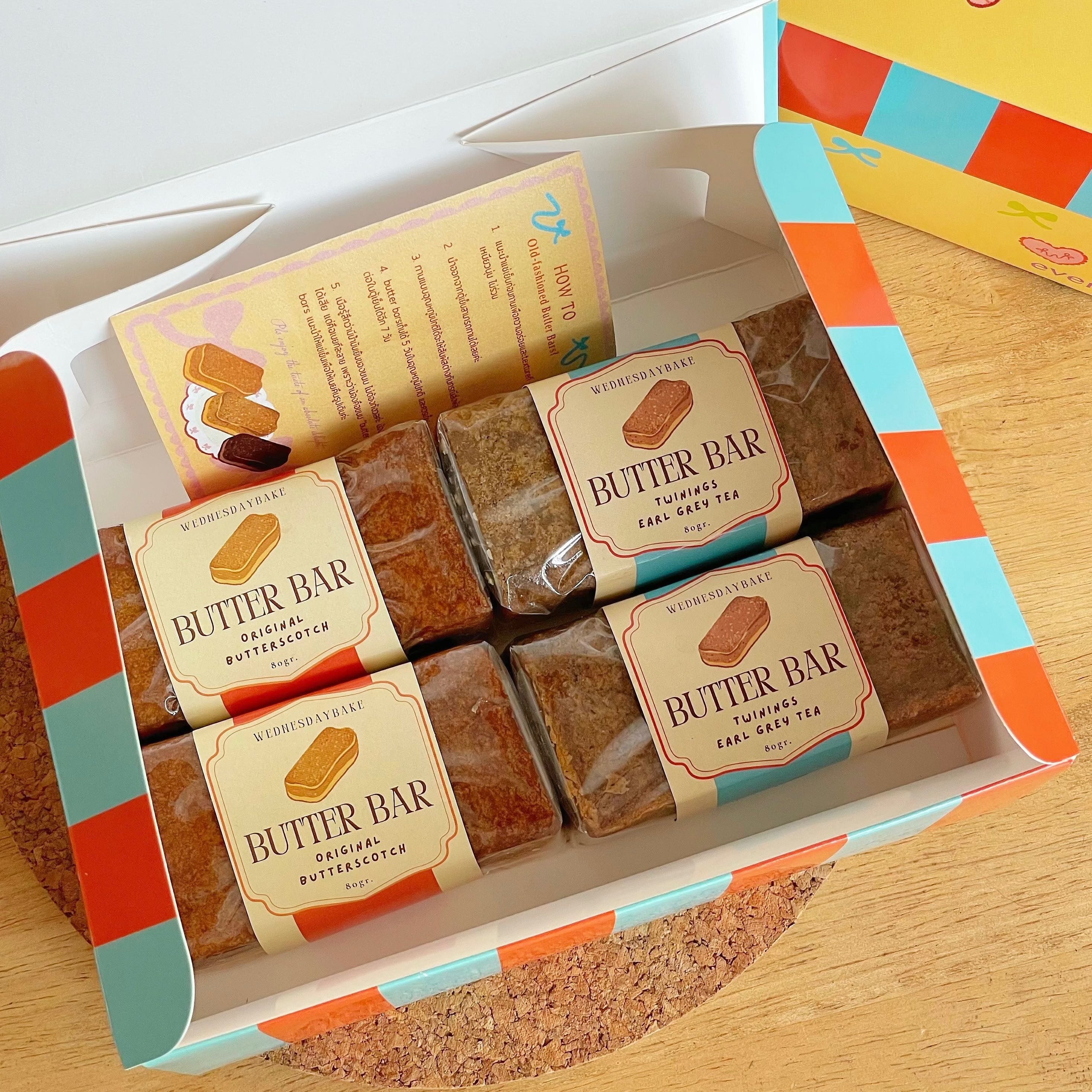 Butter Bars คละรสOriginal&Earl Grey กล่อง 4ชิ้น ขนม