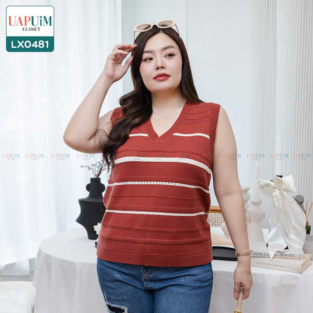 (LX0481) เสื้อแขนสั้น (รอบอก 42 - 50 นิ้ว)