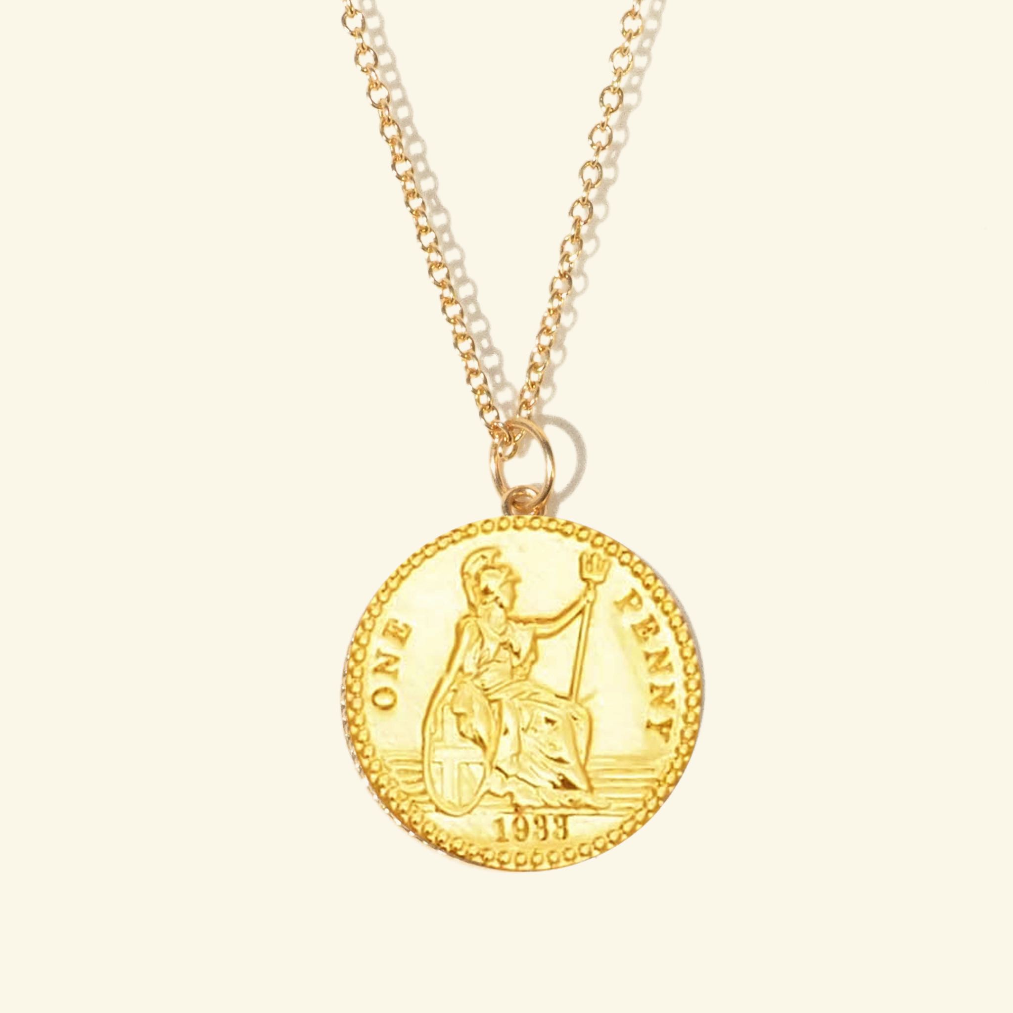 สร้อยยคอ เหรียญมาดามนักรบ ( Warrior Coin Necklace )
