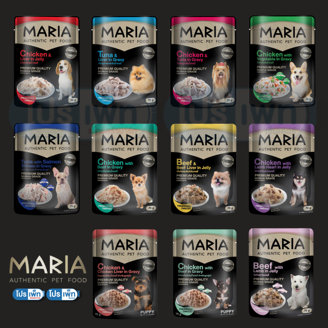 อาหารเปียกสุนัข Maria