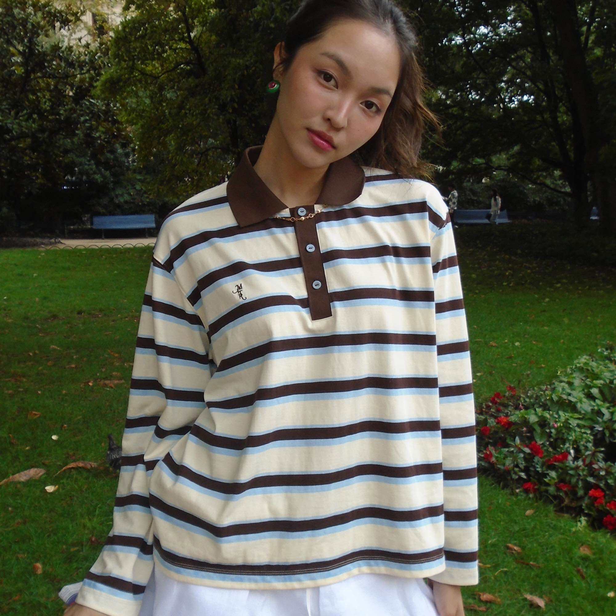 Mitr Bisou Long Sleeve Polo