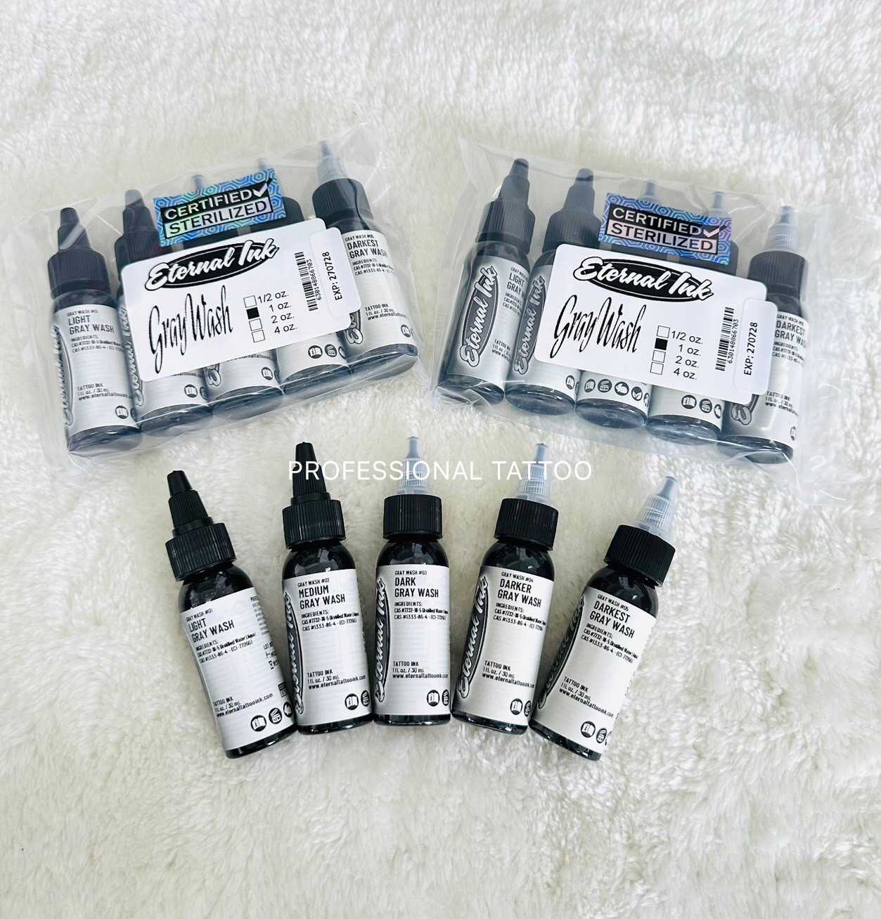 ETERNAL - ชุดสี GRAY WASH SET 1oz ใน 1 กล่อง มี 5 เฉดสี