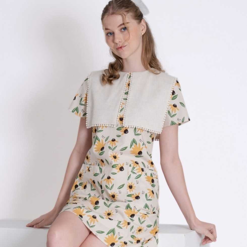 D1349-Cotton ลินิน-ครีม