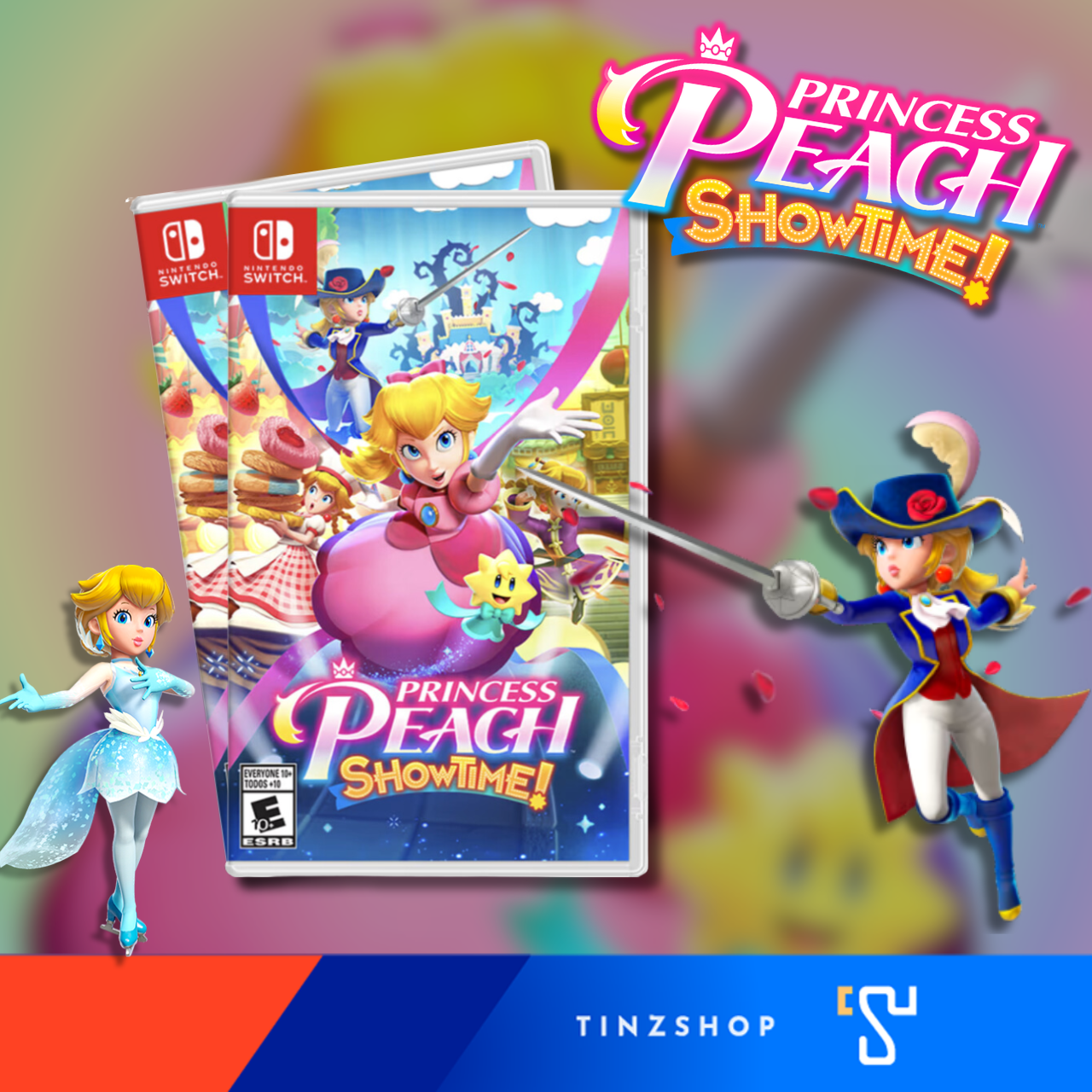 Nintendo Switch Game Princess Peach Showtime Zone Asia / English