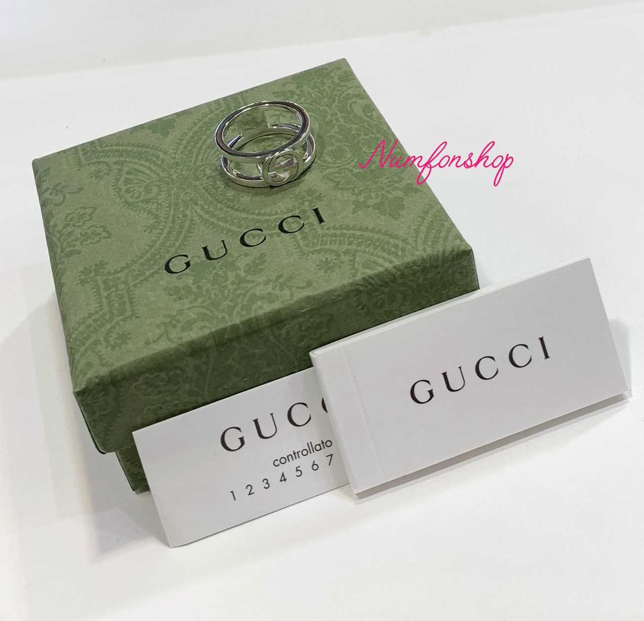 Gucci Interlocking Ring Size18 ปี2025 มือสองสภาพดีค่ะ