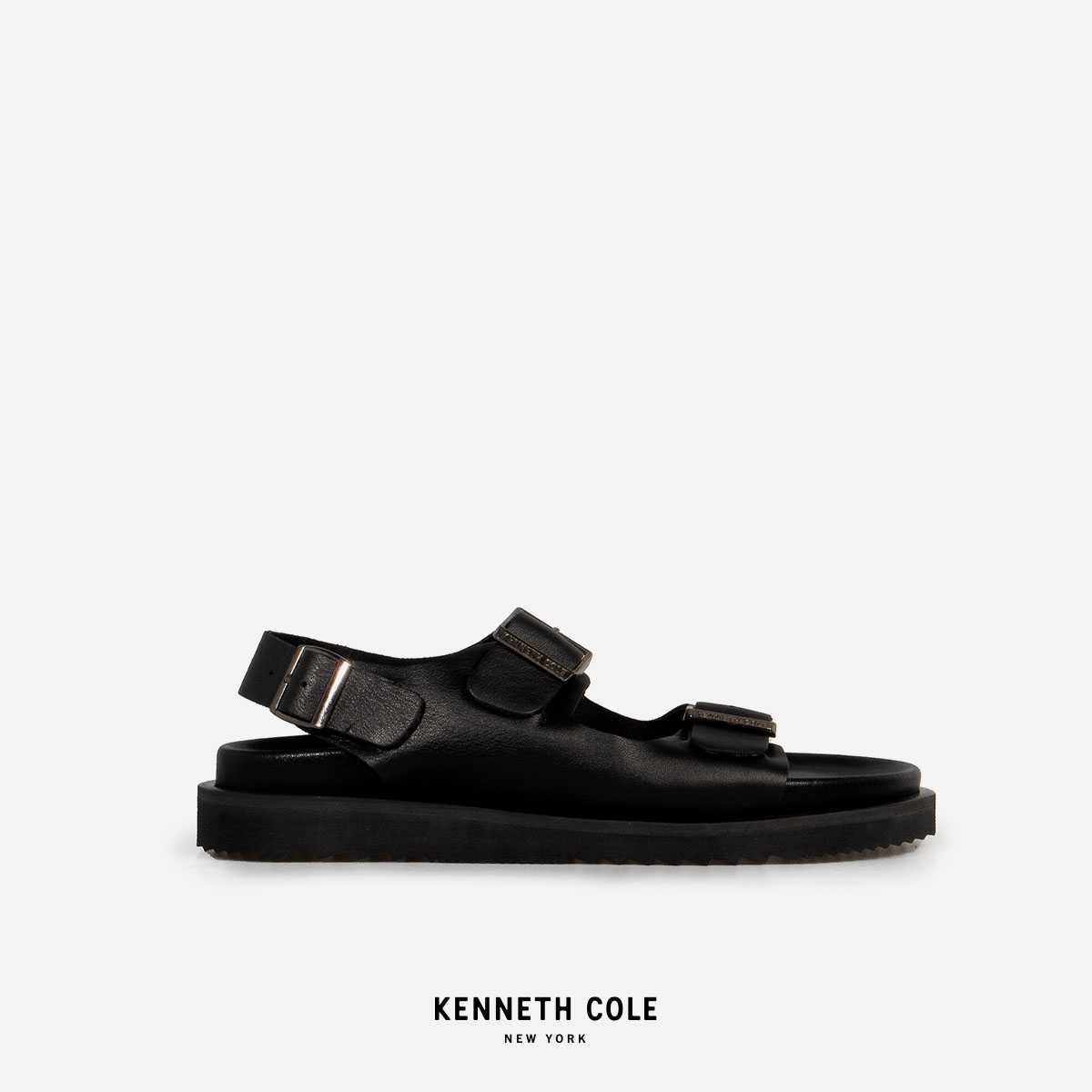 KENNETH COLE รองเท้าแตะผู้ชาย รุ่น MICHAEL BLACK สีดำ ( SAN - RS81054LE-001 )