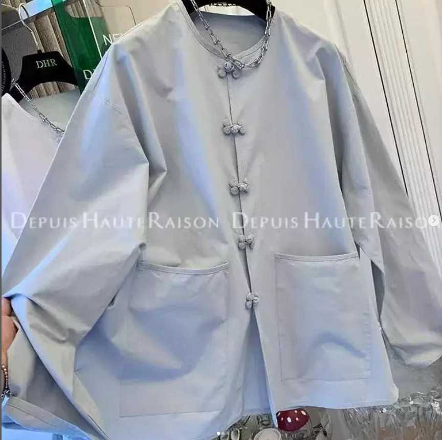 พร้อมส่ง #ASAYA4851 – Ming Modern Cotton Jacket 🌿✨ XL