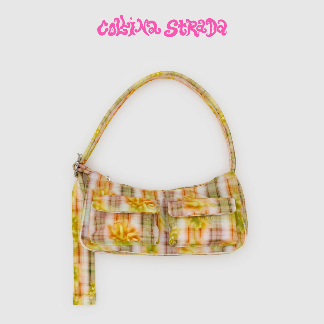 BAGGU Cargo Shoulder Bag - Boxer Plaid
