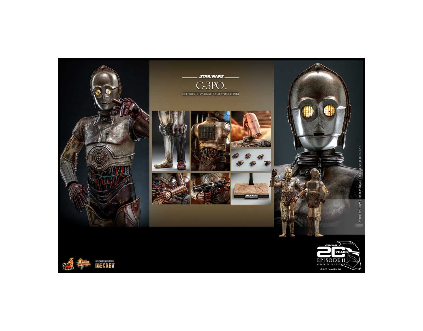 Hot Toys - MMS650D46 - Star Wars Episode II: Attack of the Clones - 1/6th scale C-3PO  (KU)