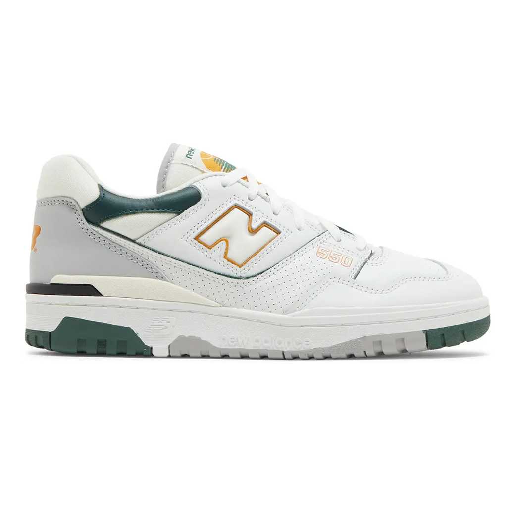 New Balance 550 White Nightwatch Green