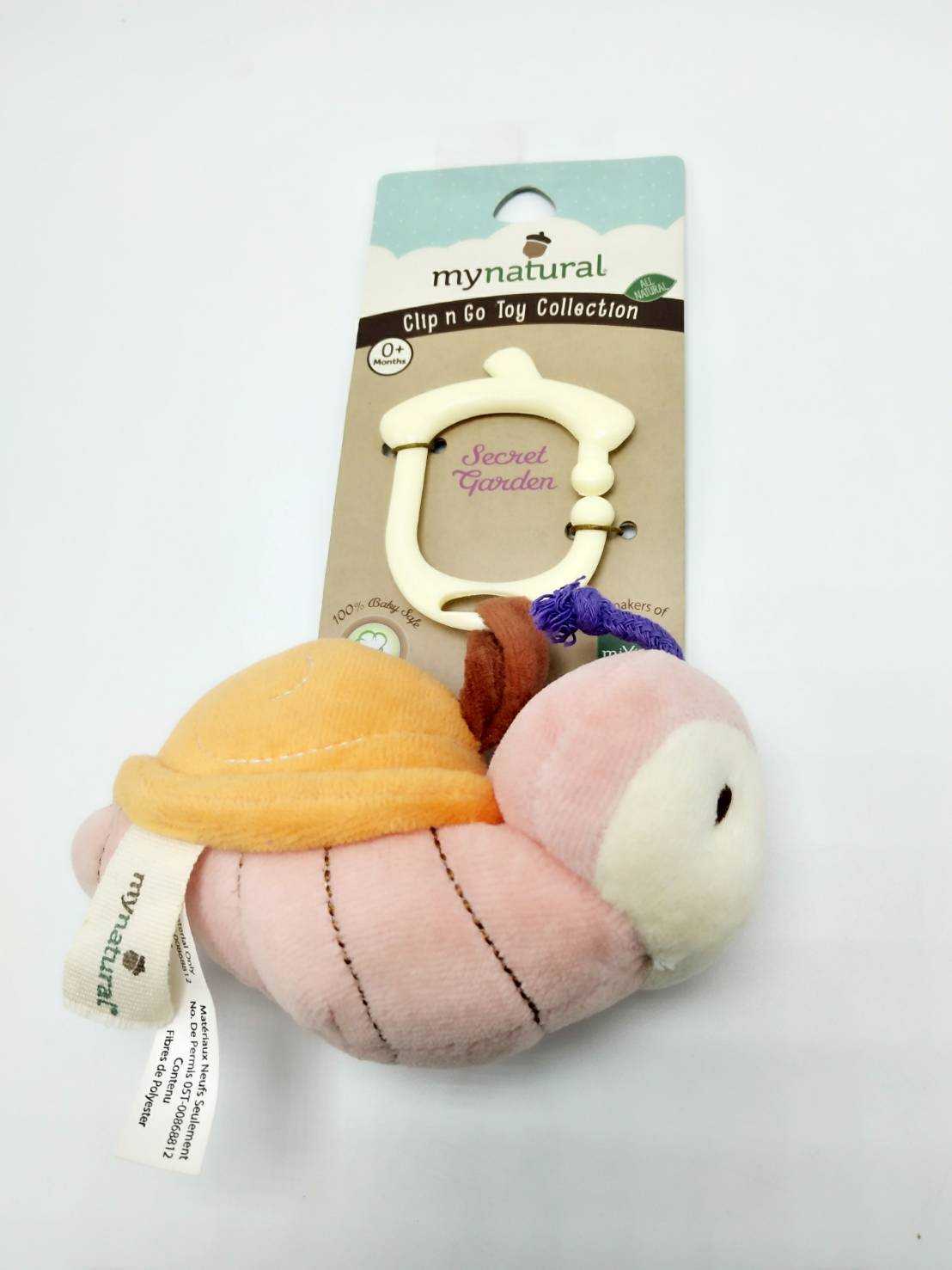 #ตุ๊กตาติดรถเข็น Green Point : GRP46303 Clip'n go Toy - snail