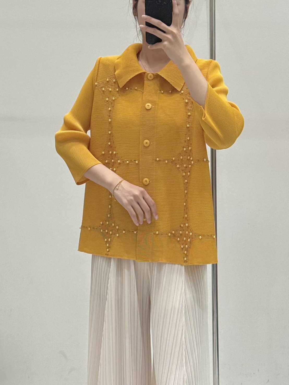 PleatByNisa B36 เสื้ออัดพลีทผ้าพรีเมียม เนื้อผ้าคุณภาพ Polyester100%