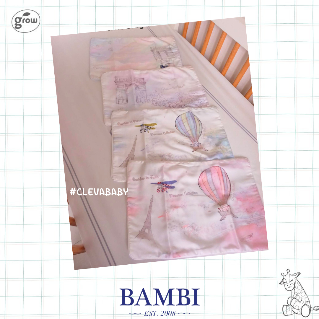 Grow Pillow Case Clevamama Baby growsilk - ปลอกหมอน clevamama ชนิด ปลอกผ้า growsilk