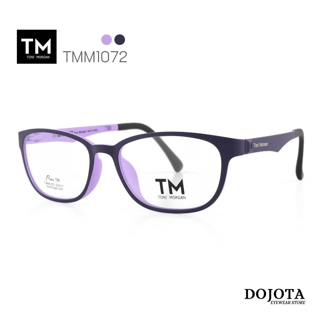 กรอบแว่น Toni Morgan ทรงเหลี่ยม รุ่น TMM1072 สีดำม่วง